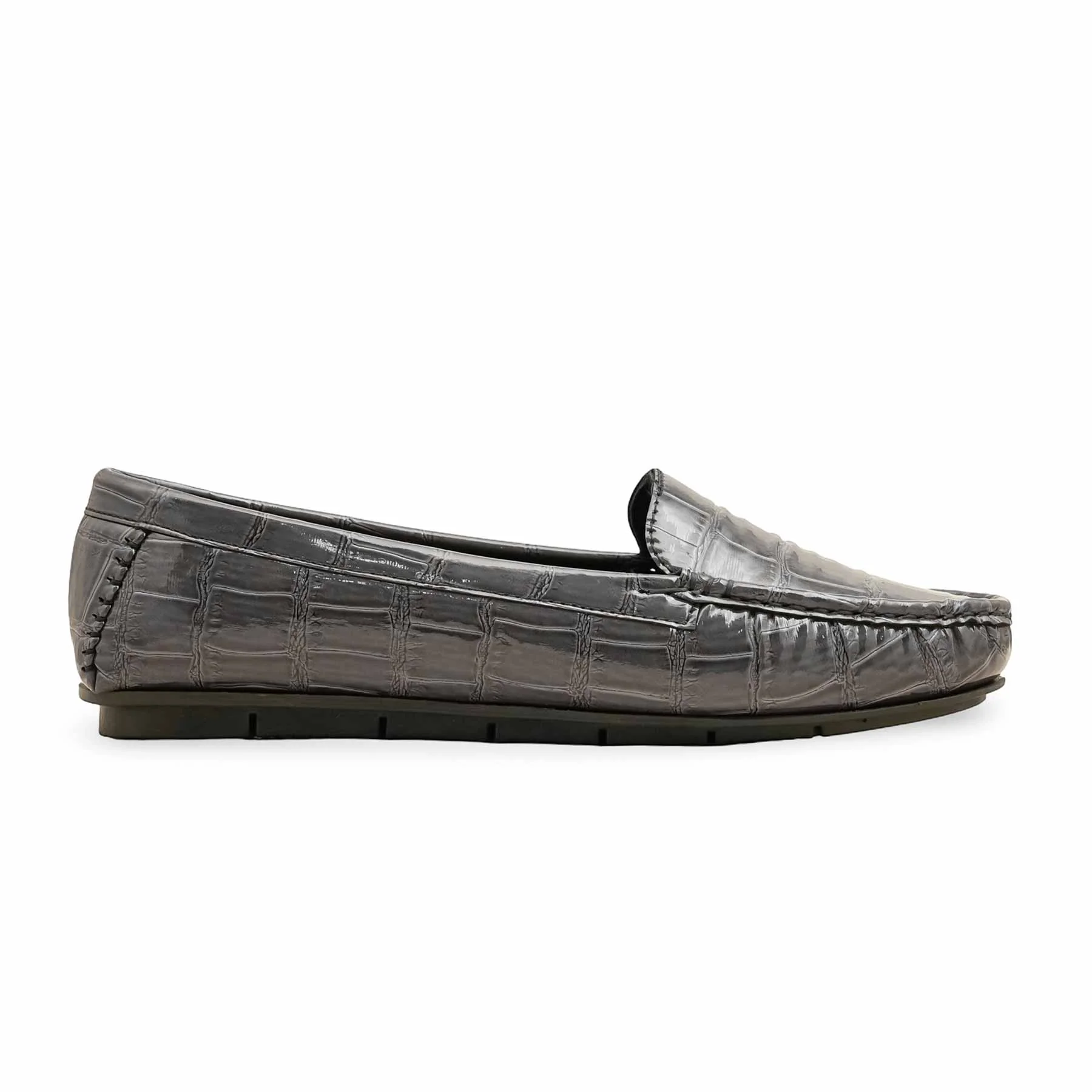 Grey Moccasin For Women WN4507 - Image 2