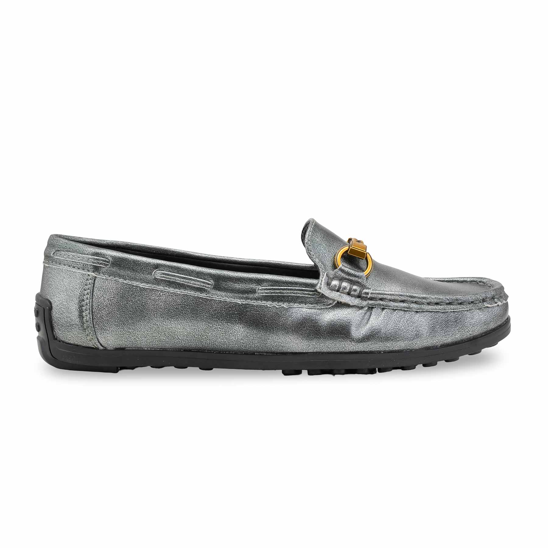 Grey Moccasin For Women WN4582 - Image 3