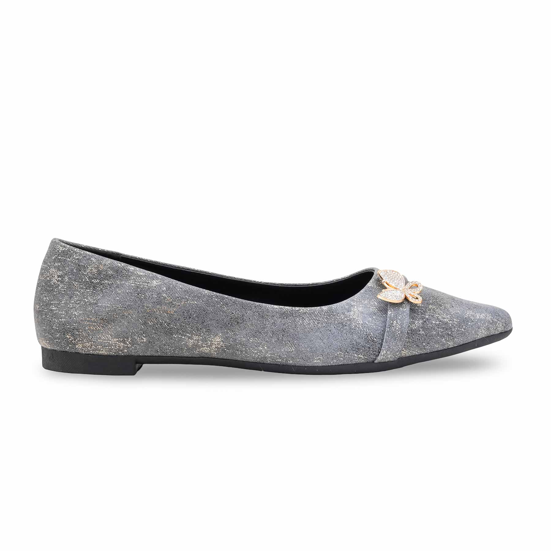 Grey Peep Toes For Ladies WN1369 - Image 3