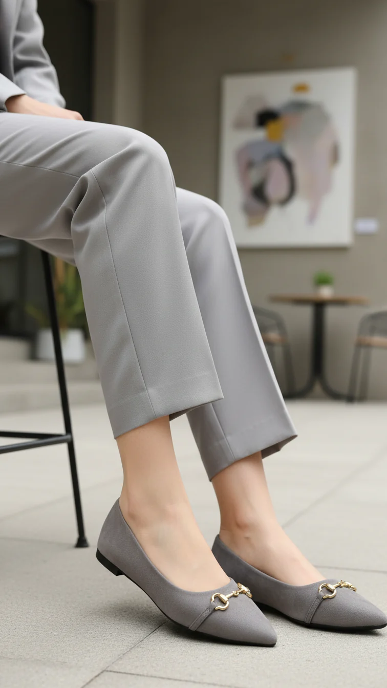 Grey Pumps For Ladies WN1241