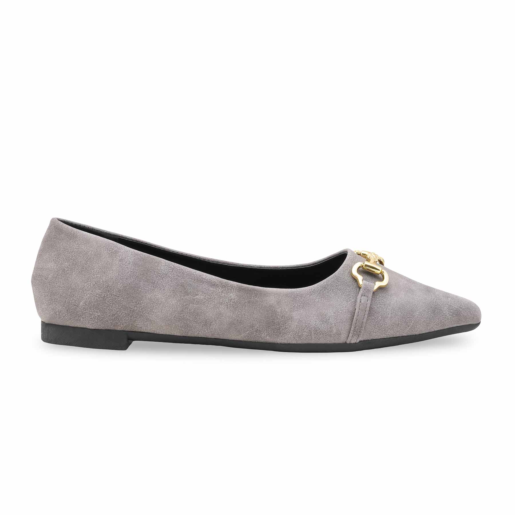 Grey Pumps For Ladies WN1241 - Image 3