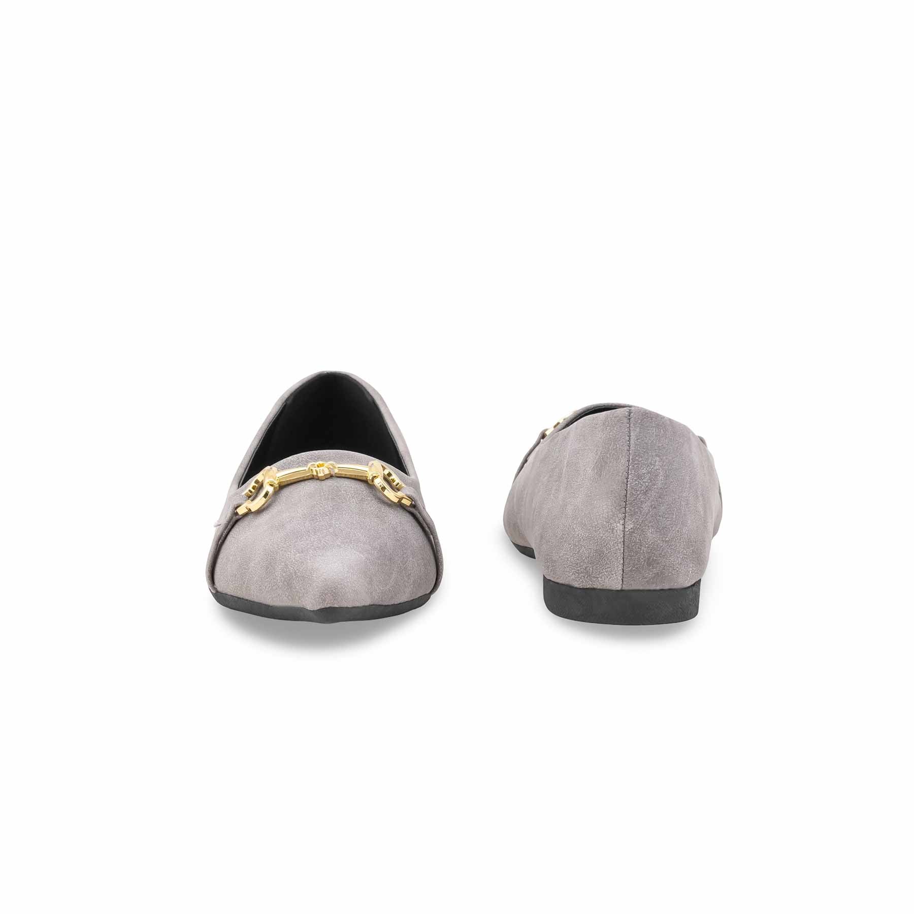 Grey Pumps For Ladies WN1241 - Image 5
