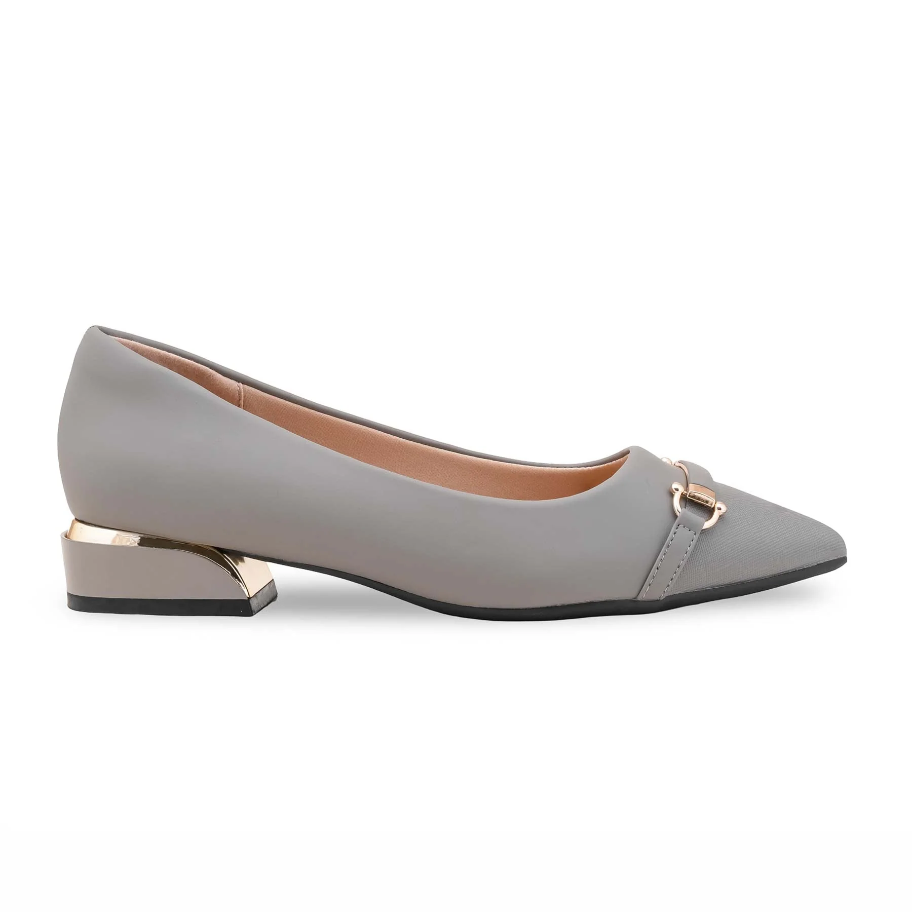 Grey Pumps For Women WN1290 - Image 2