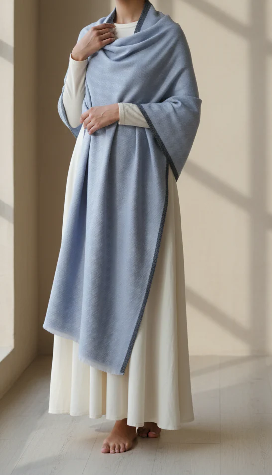 Grey Winter Stole PN5038 - Image 2