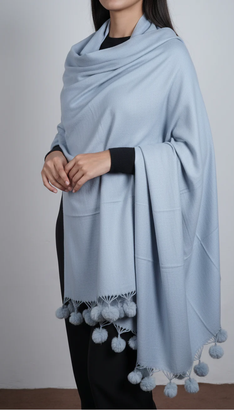 Grey Winter Stole PN5052 - Image 2