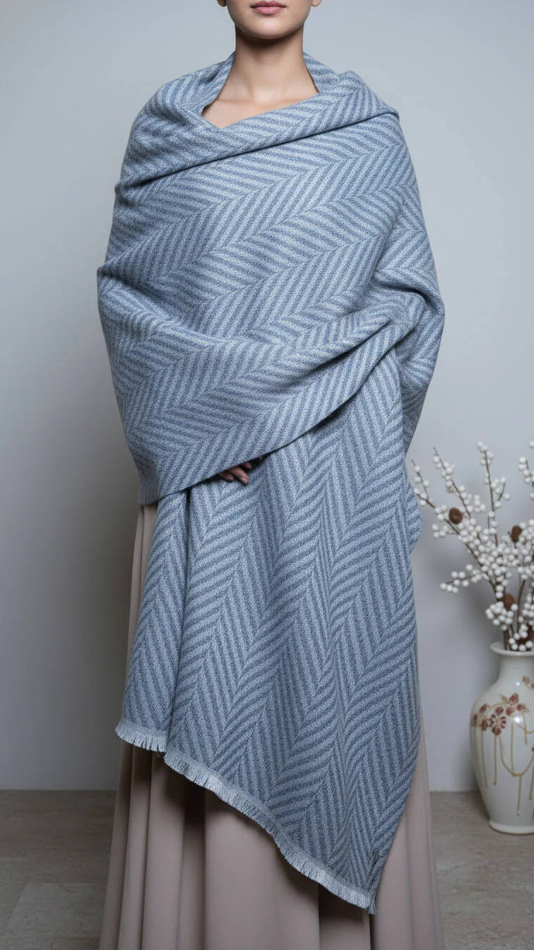 Grey Winter Stole PW5743