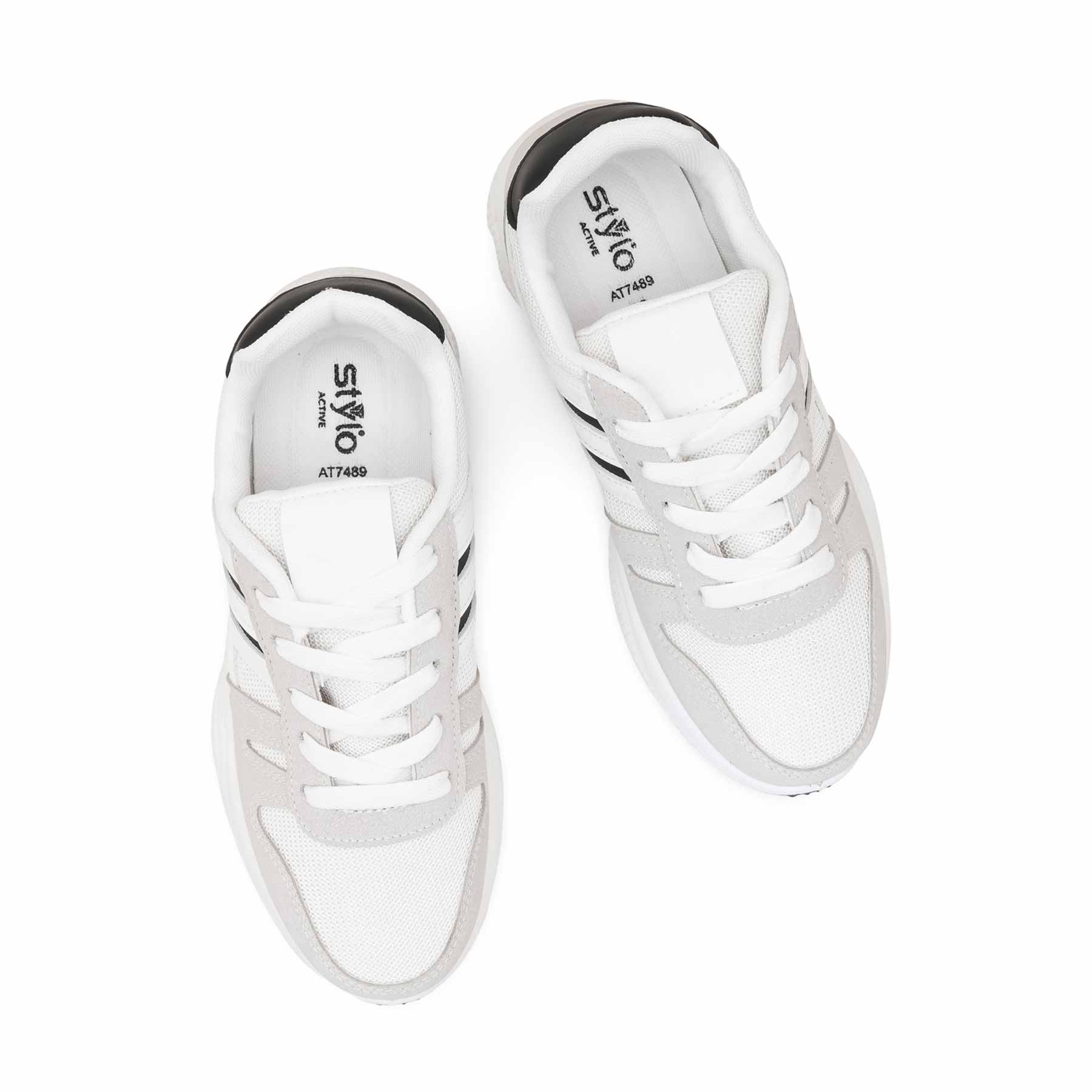 Grey Women Casual Sneaker AT7489 - Image 5