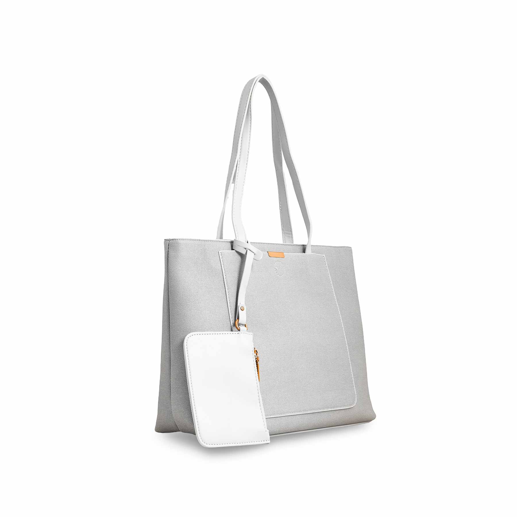 Grey Women Formal Shoulder Bag P36227 - Image 3