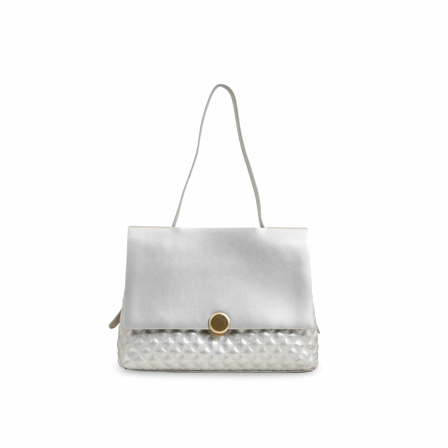 Grey Women Formal Shoulder Bag P36230 - Image 2