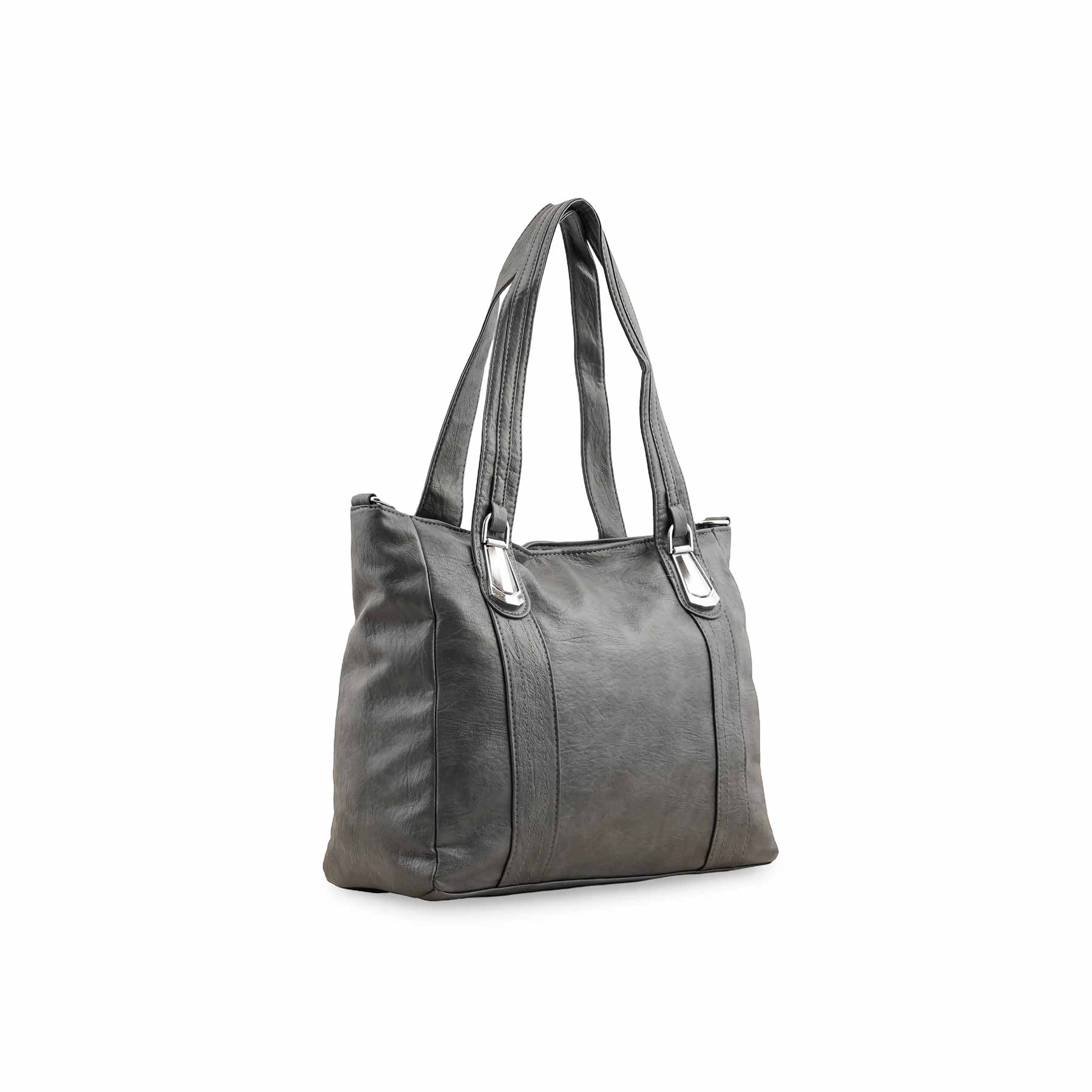 Grey Women Formal Shoulder Bag P36345 - Image 3