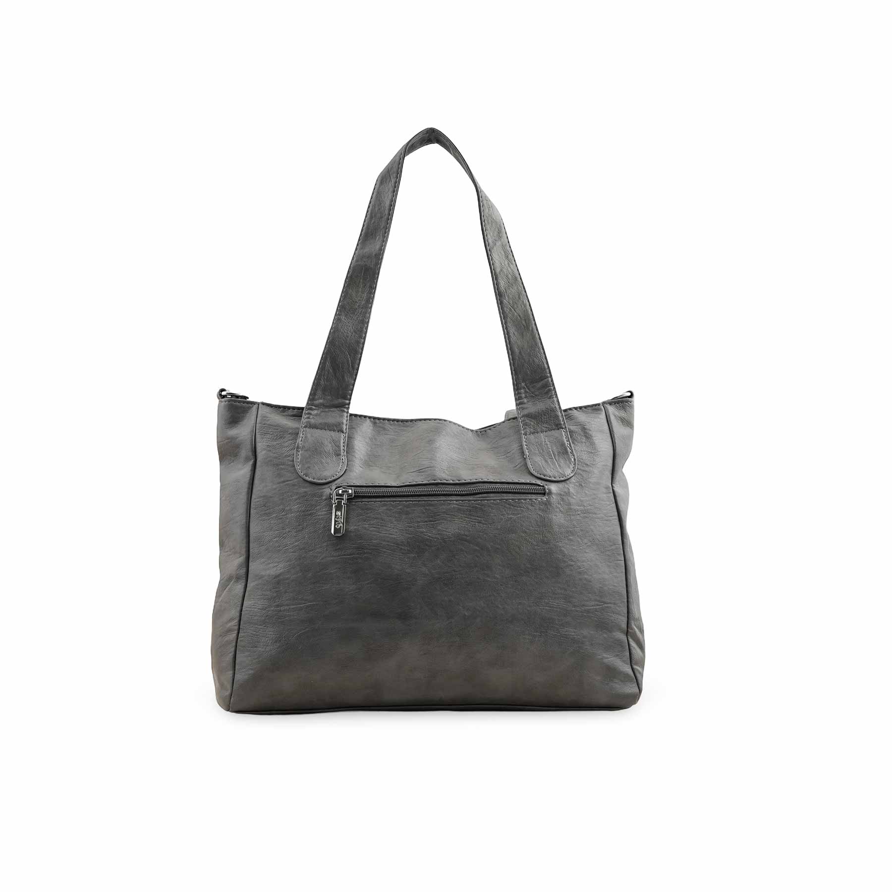 Grey Women Formal Shoulder Bag P36345 - Image 4