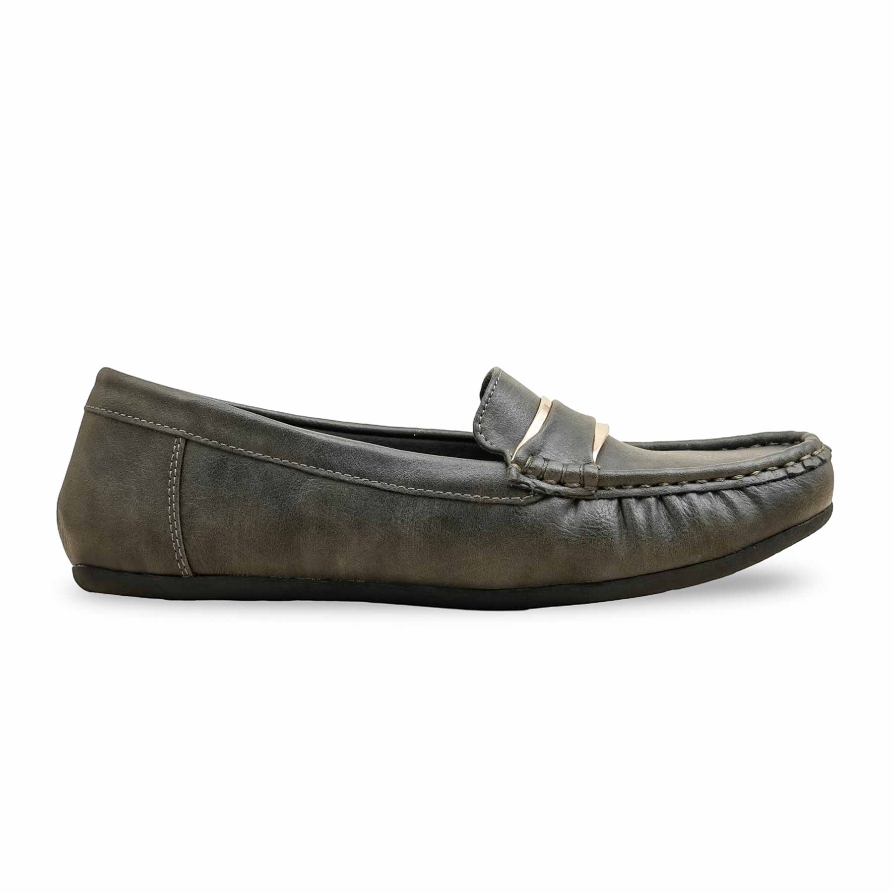 Grey Women Moccasin WN4490 - Image 2