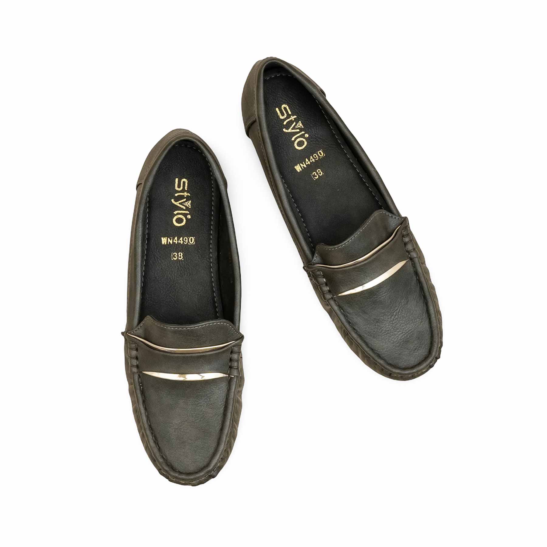Grey Women Moccasin WN4490 - Image 5