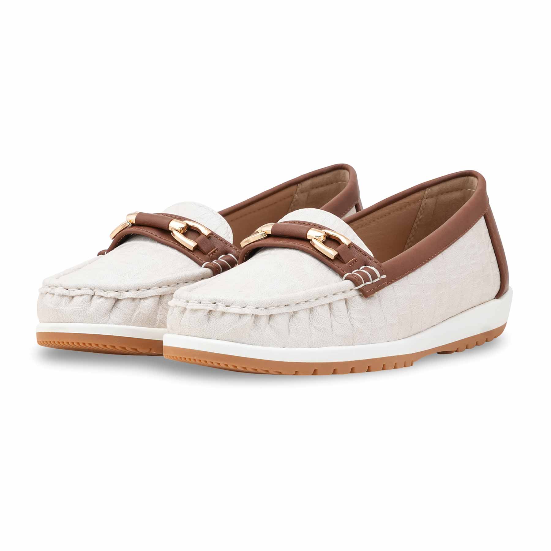 Grey Women Moccasin WN4522 - Image 3