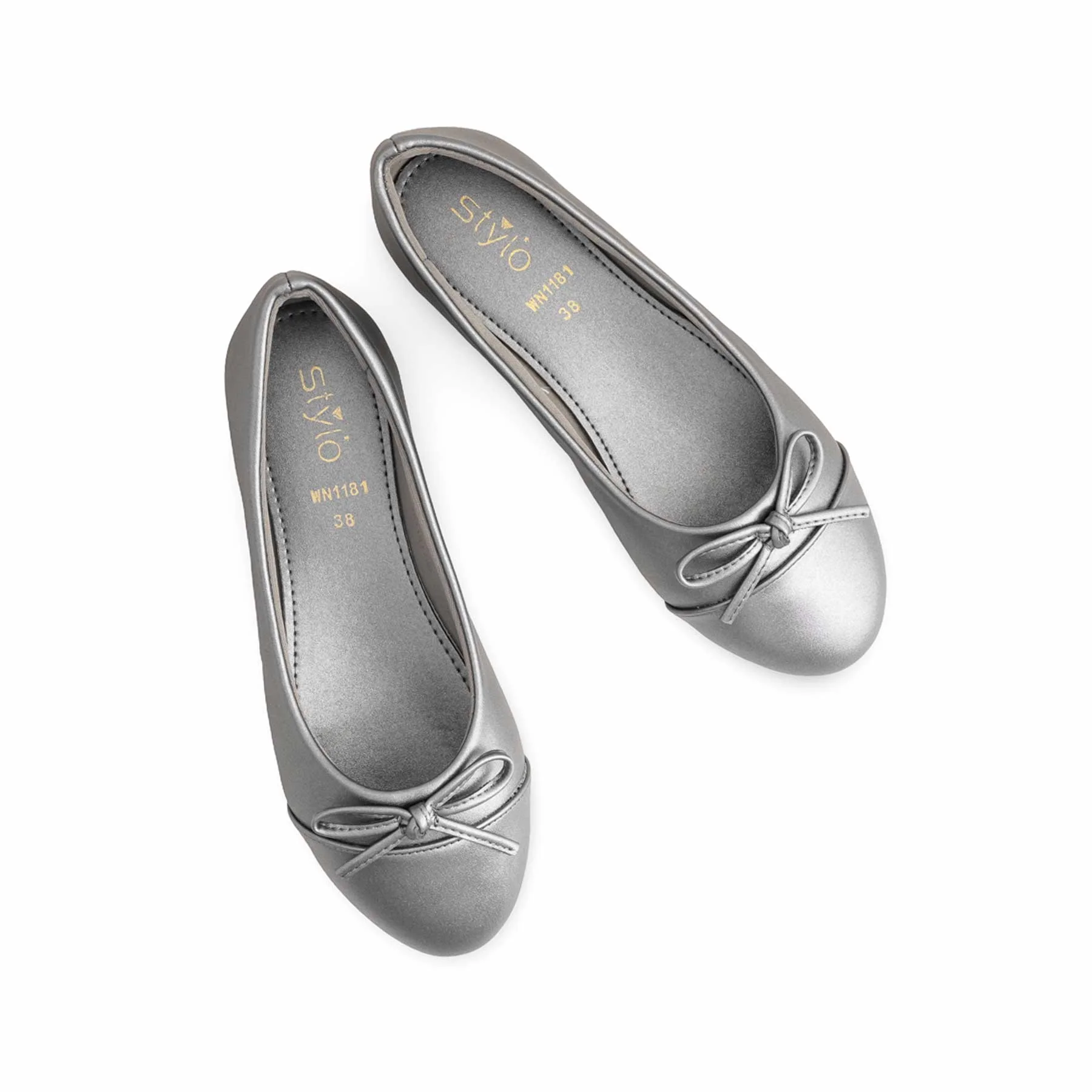 Grey Women Pumps WN1181 - Image 4