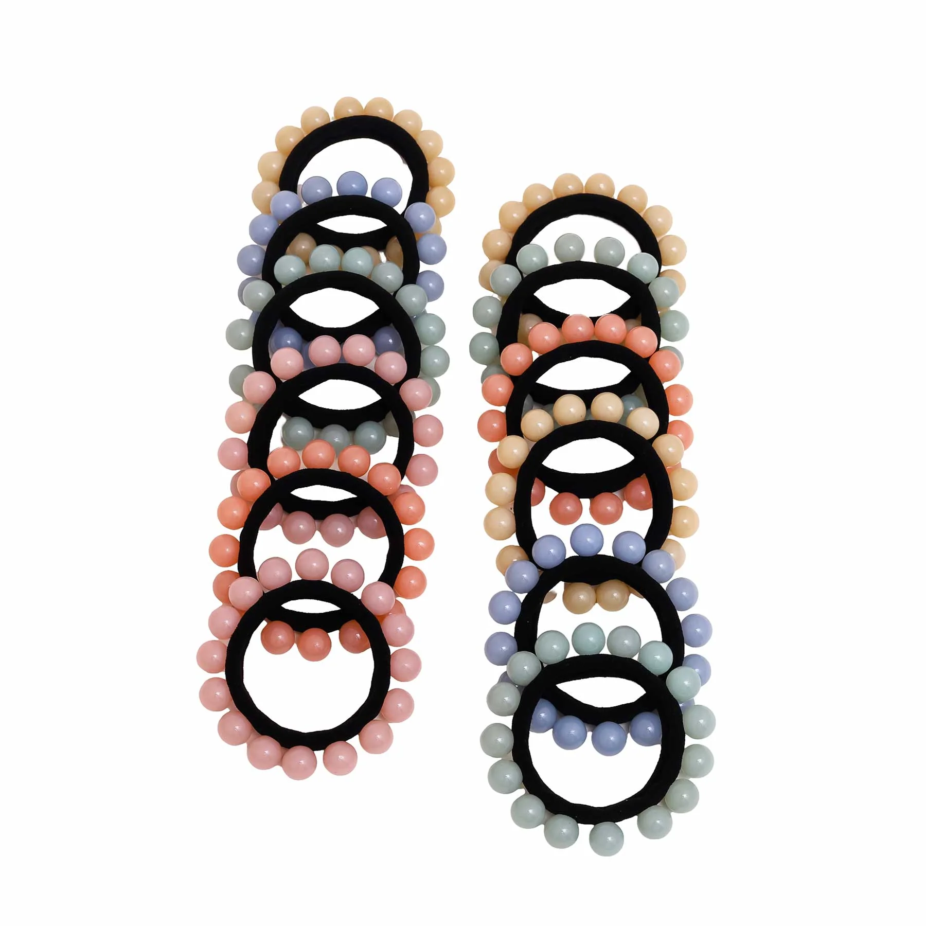 Pack of 12 Hair Ponies O20011 - Image 2