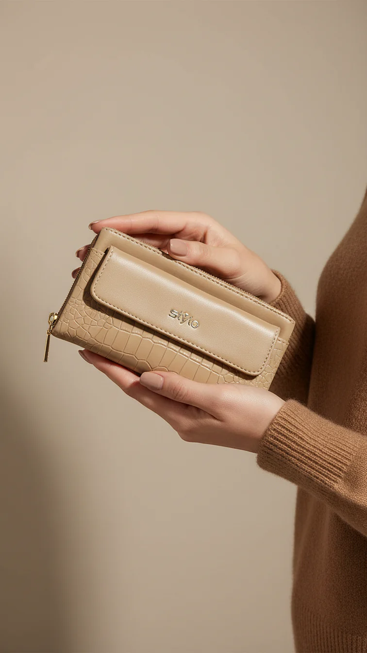 Khaki Casual Pouch P97645