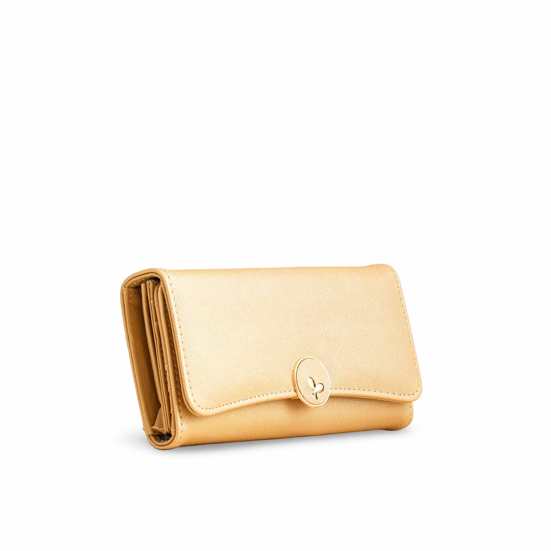 Khaki Casual Wallet For Ladies P70965 - Image 3