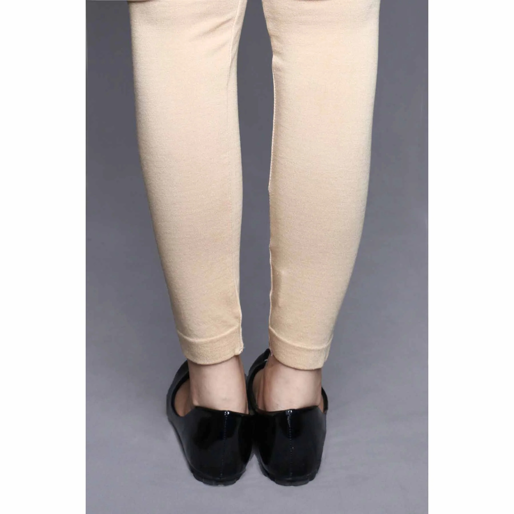 Khaki Color Lowers Plain Tights PN2061 - Image 2