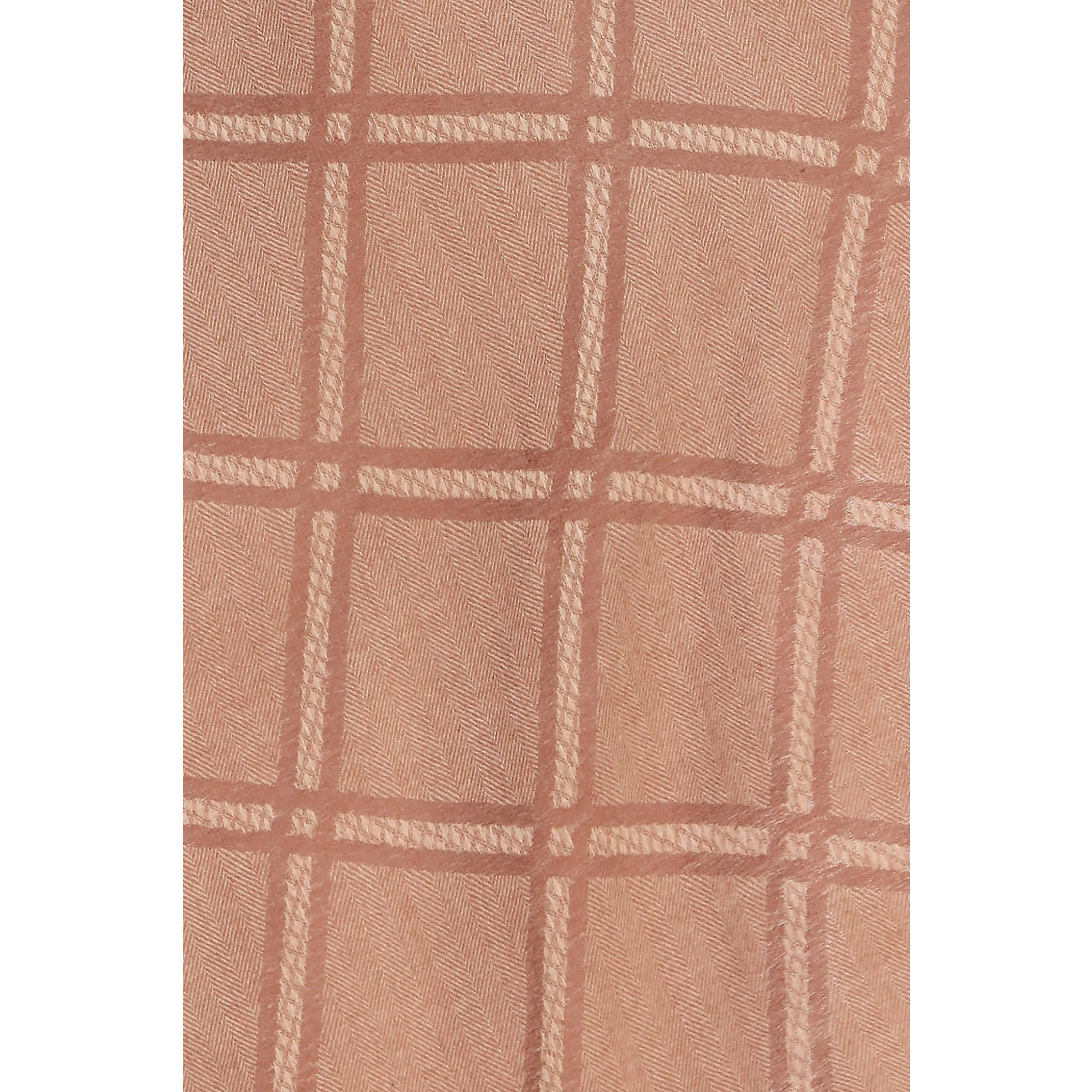 Khaki Cross Check Stole PW2712 - Image 2