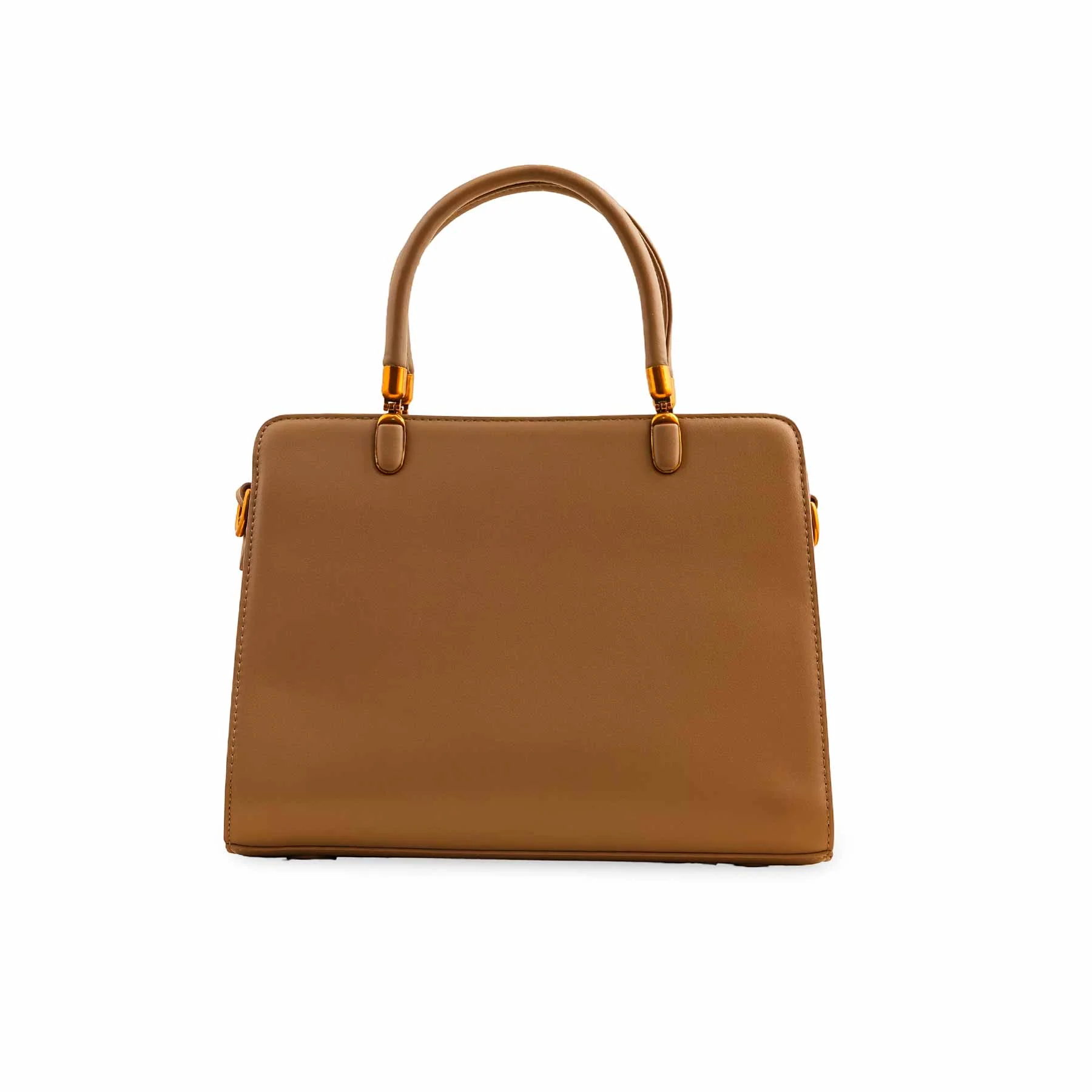 Khaki Formal Hand Bag For Ladies P36371 - Image 3