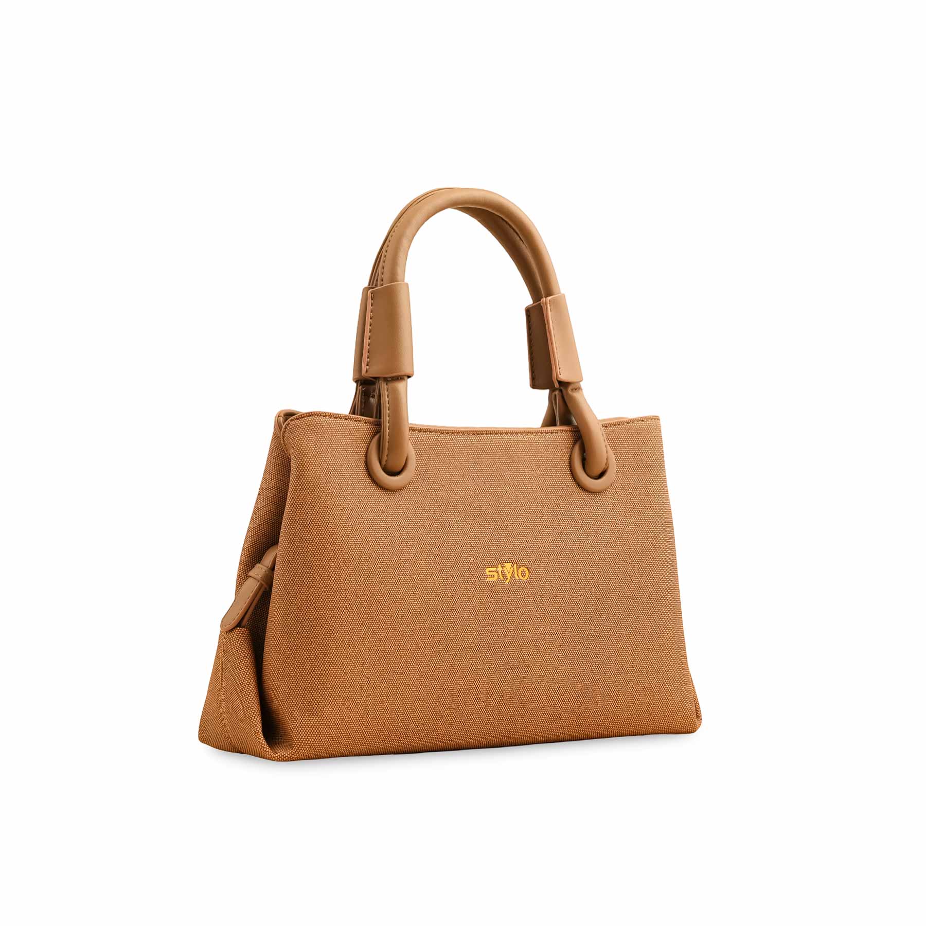 Khaki Formal Hand Bag For Ladies P36372 - Image 3
