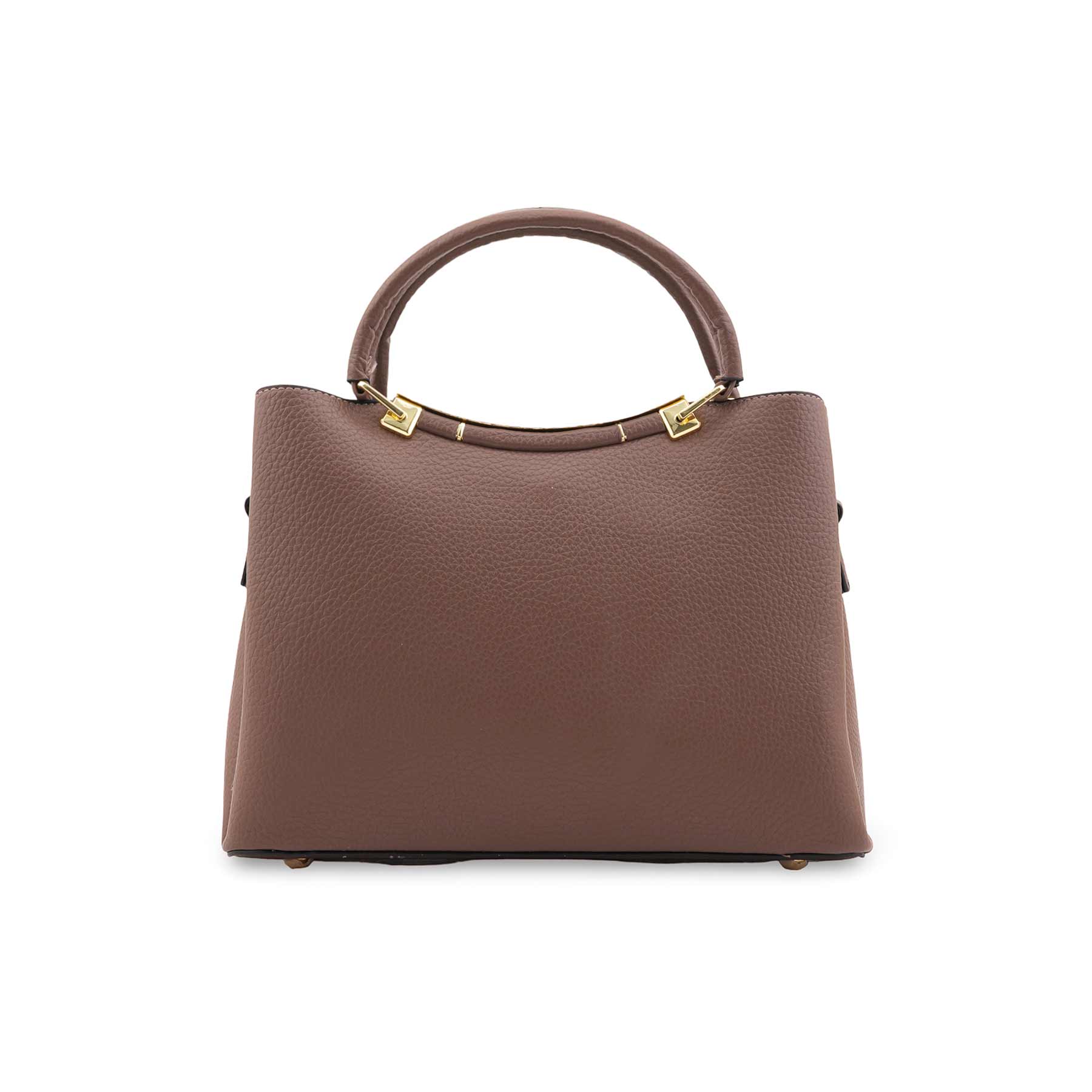 Khaki Formal Hand Bag For Women P36441 - Image 4