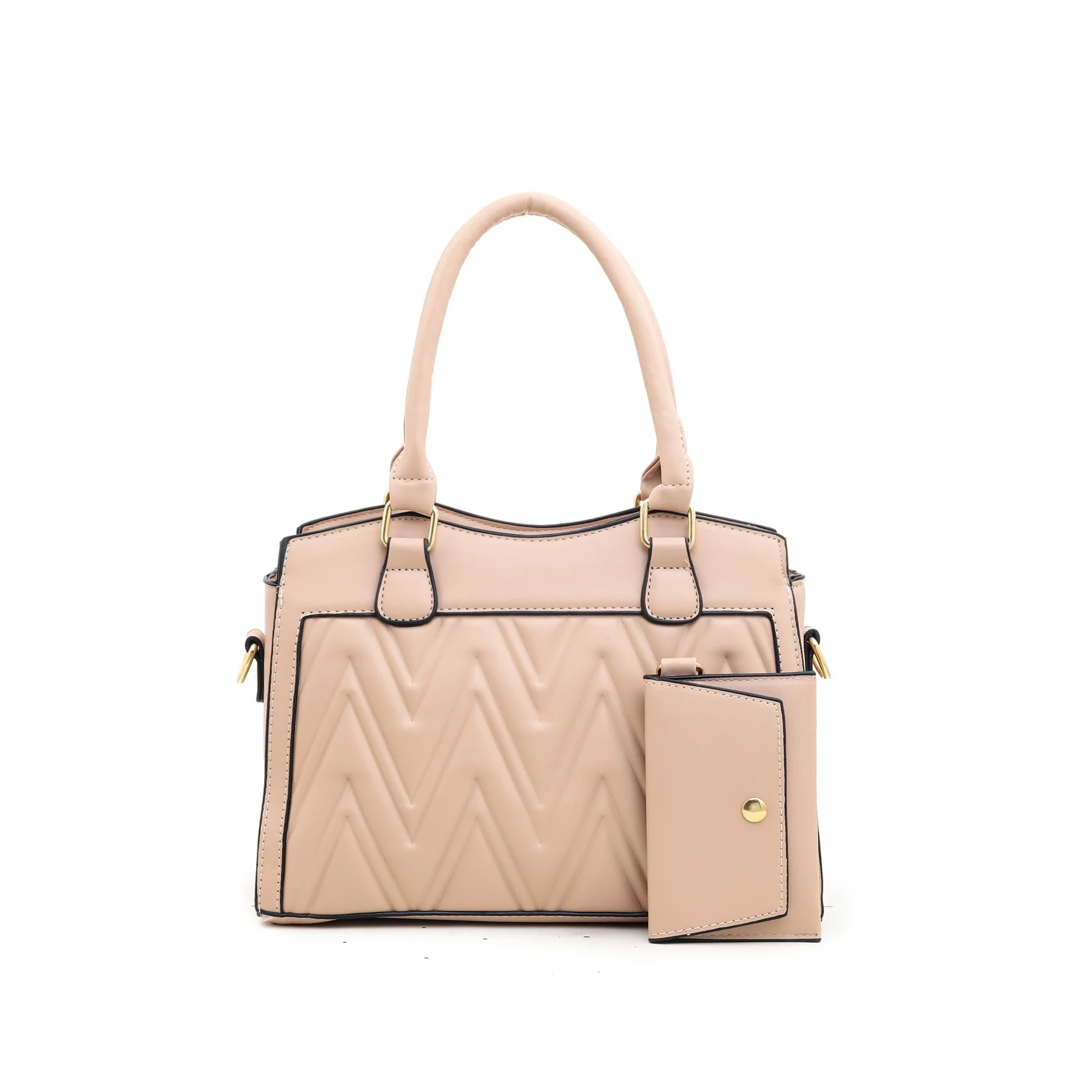 Khaki Formal Hand Bag P35726 - Image 2
