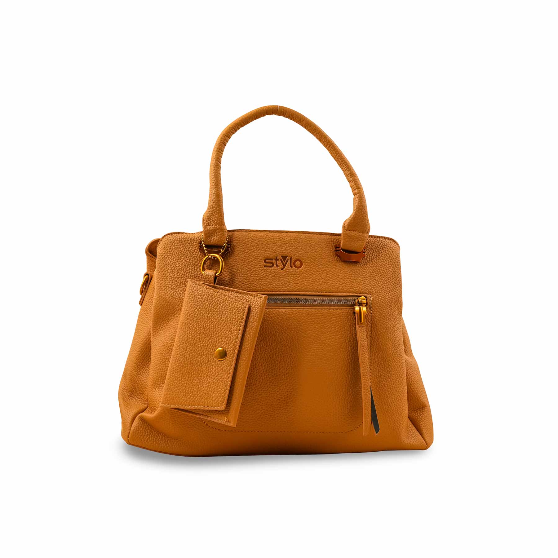 Khaki Formal Hand Bag P36150 - Image 2