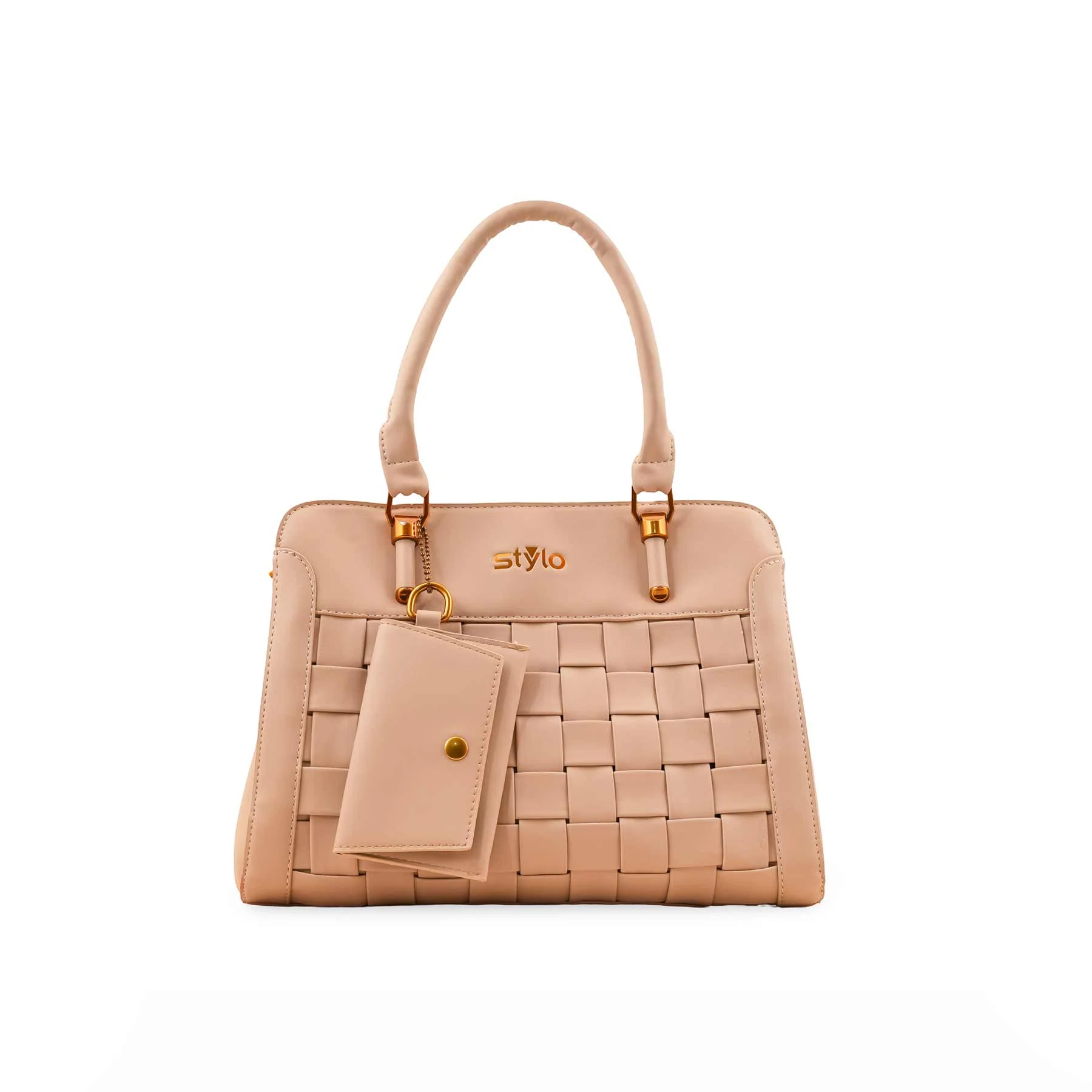 Khaki Formal Hand Bag P36154 - Image 2