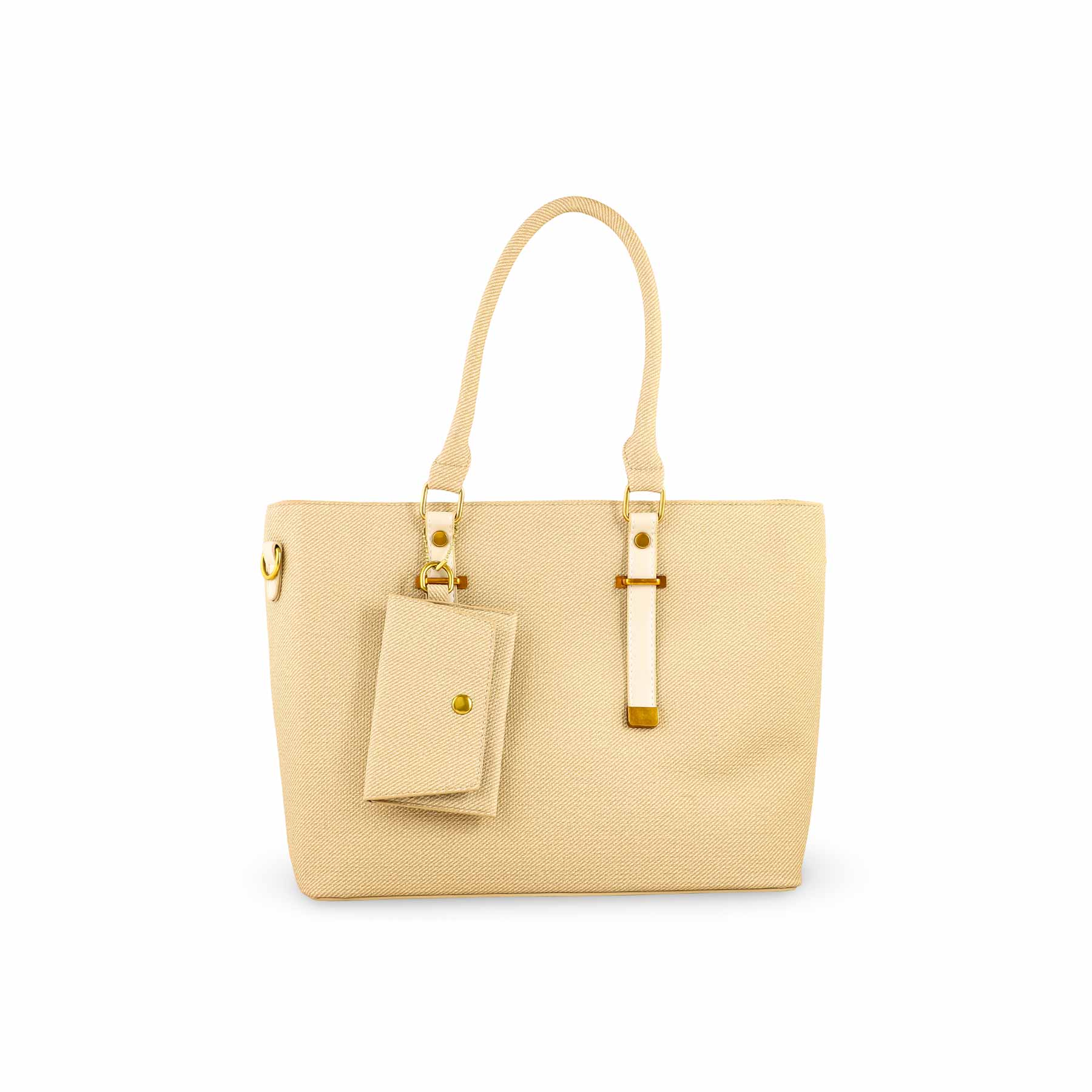 Khaki Formal Hand Bag P36156 - Image 2