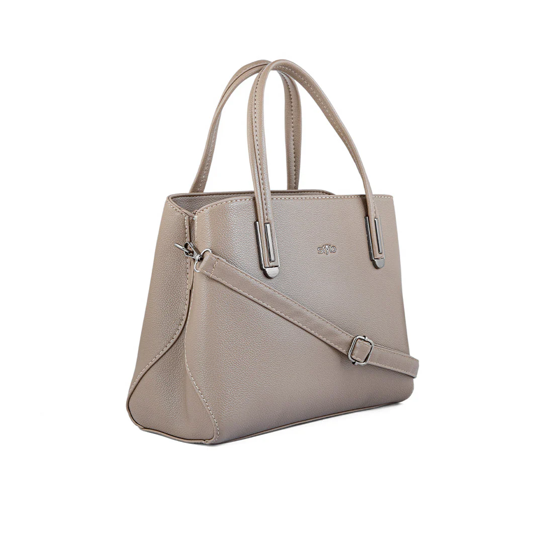 Khaki Formal Hand Bag P36238 - Image 2