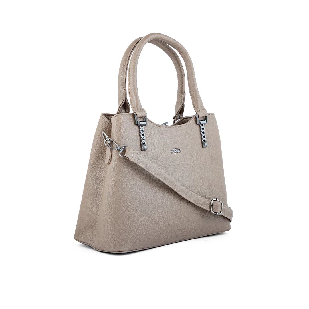 Khaki Formal Hand Bag P36239 - Image 2
