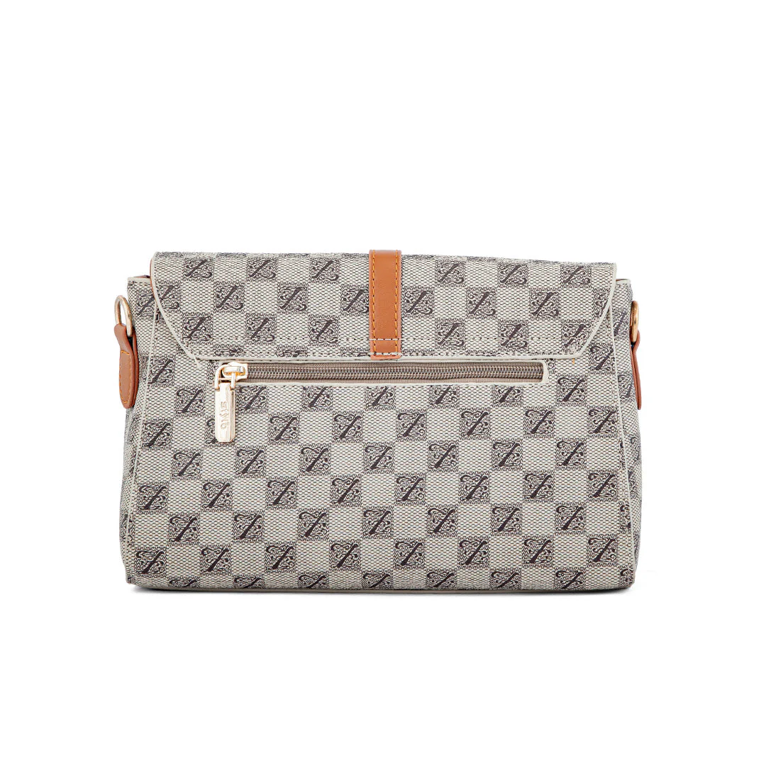 Khaki Formal Hand Bag P36253 - Image 4