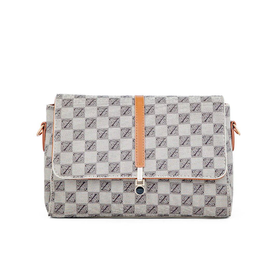 Khaki Formal Hand Bag P36254 - Image 2