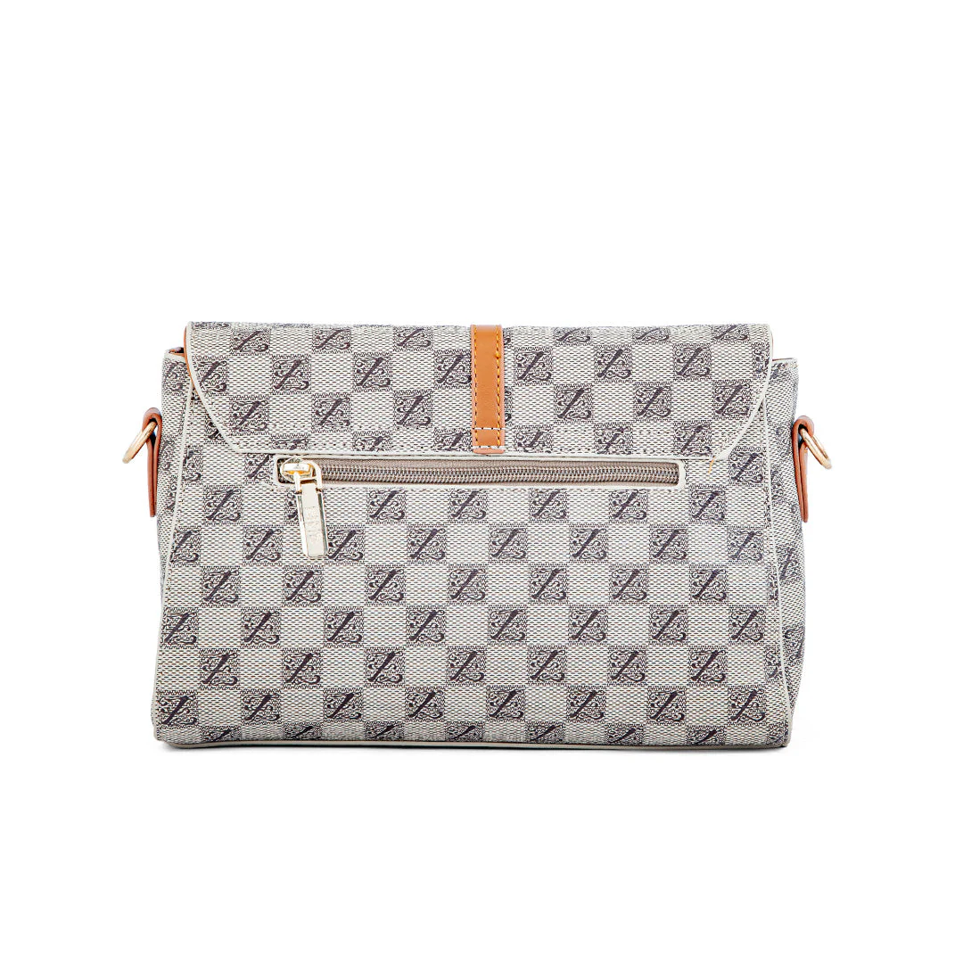 Khaki Formal Hand Bag P36254 - Image 4