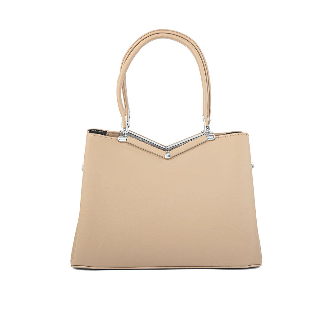 Khaki Formal Hand Bag P36287 - Image 4