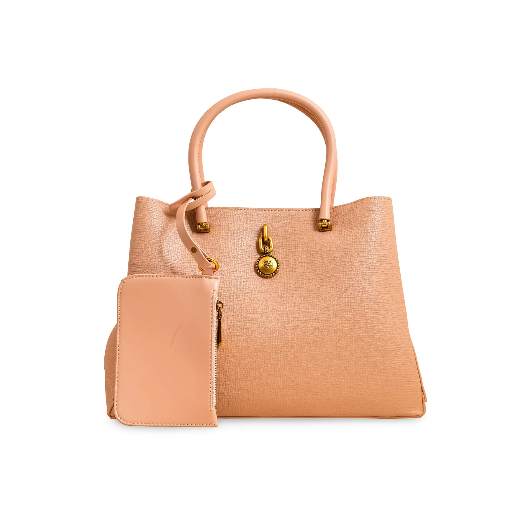 Khaki Formal Hand Bag P36221 - Image 2