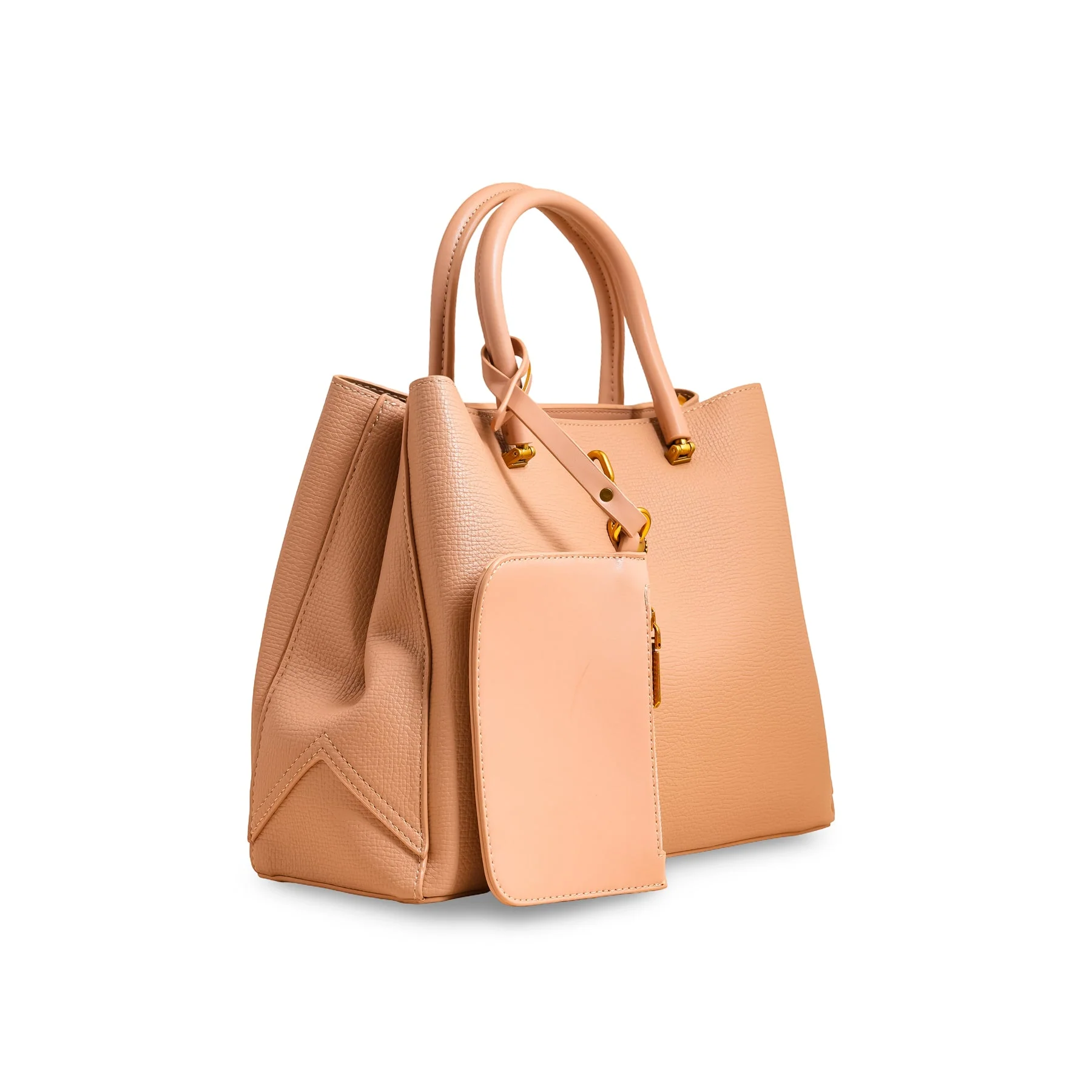Khaki Formal Hand Bag P36221 - Image 3
