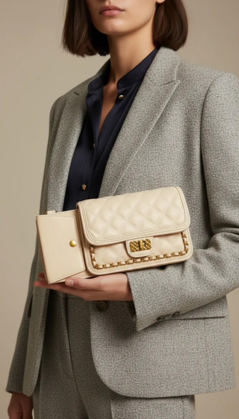 Khaki Formal Shoulder Bag For Ladies P36137