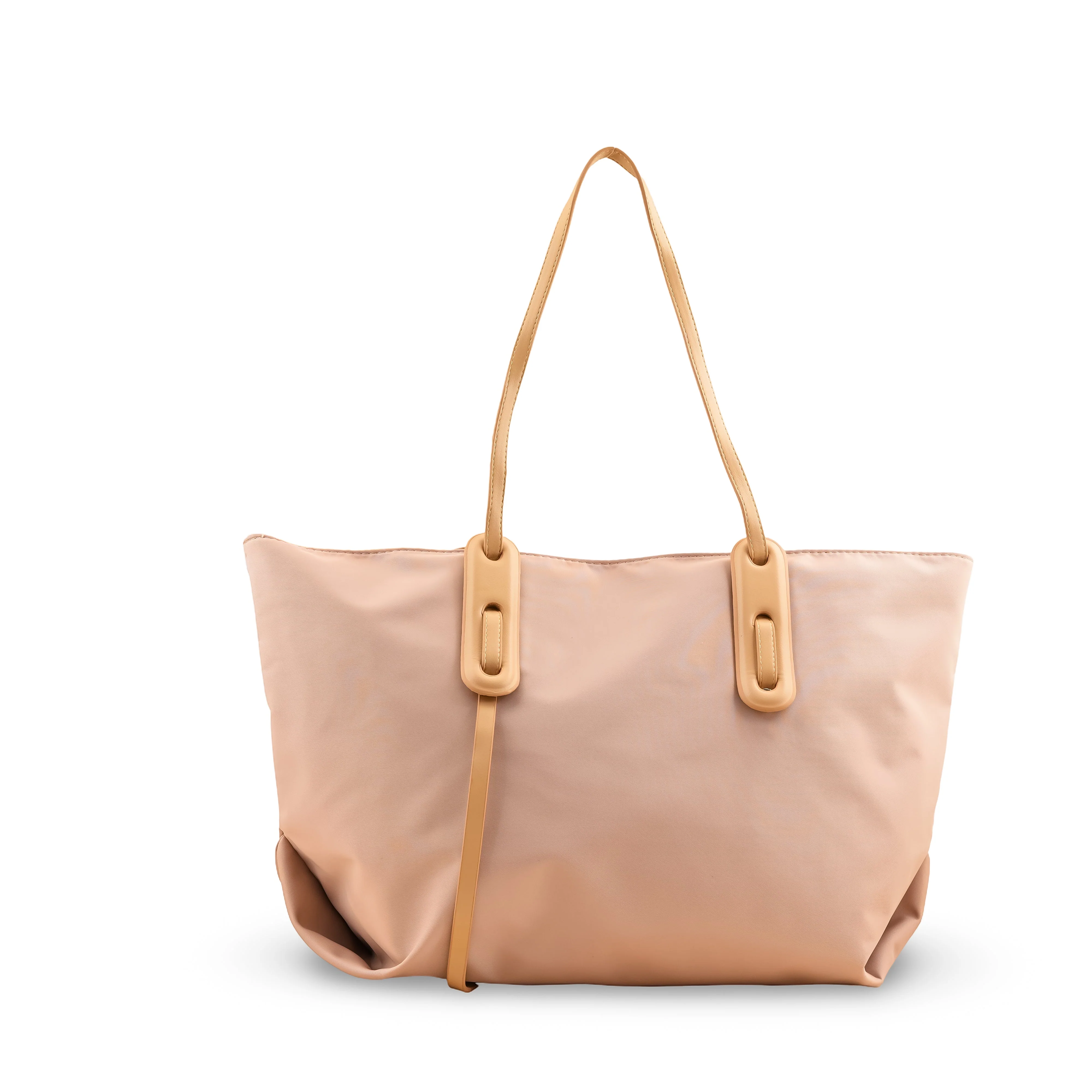 Khaki Formal Shoulder Bag For Women P36309 - Image 2