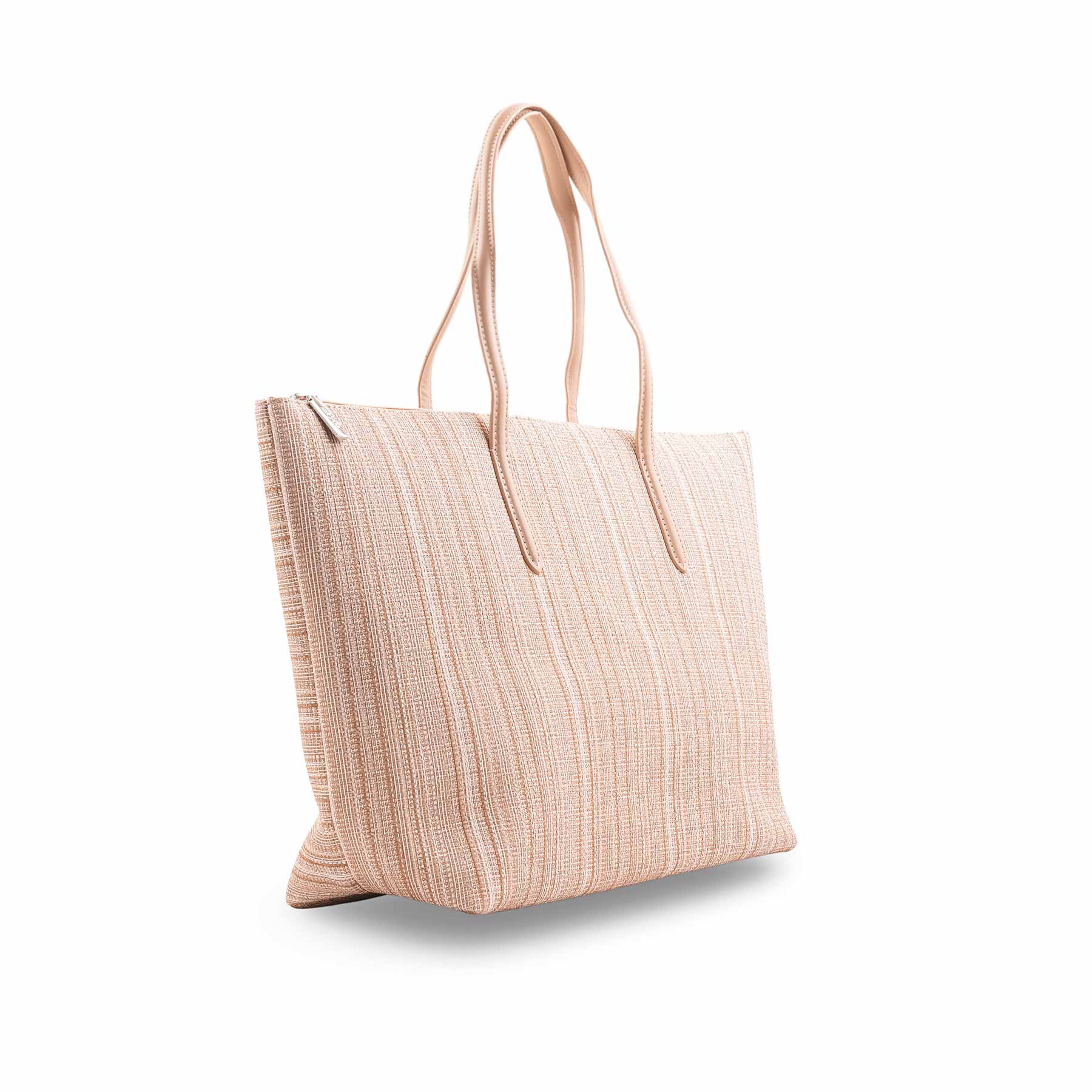 Khaki Formal Shoulder Bag For Women P36473 - Image 3