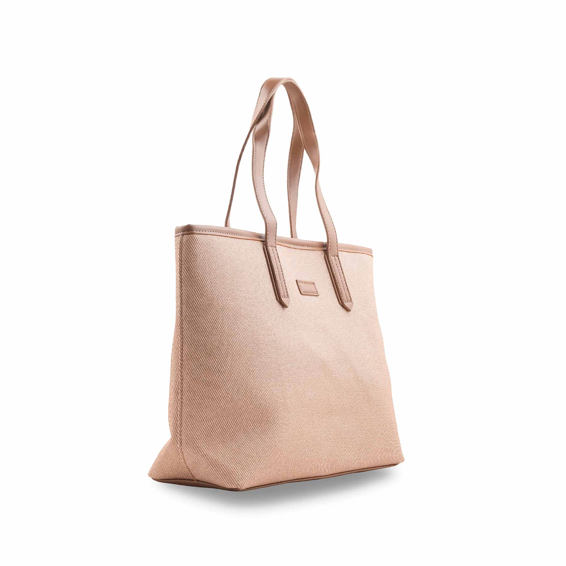Khaki Formal Shoulder Bag For Women P36474 - Image 3