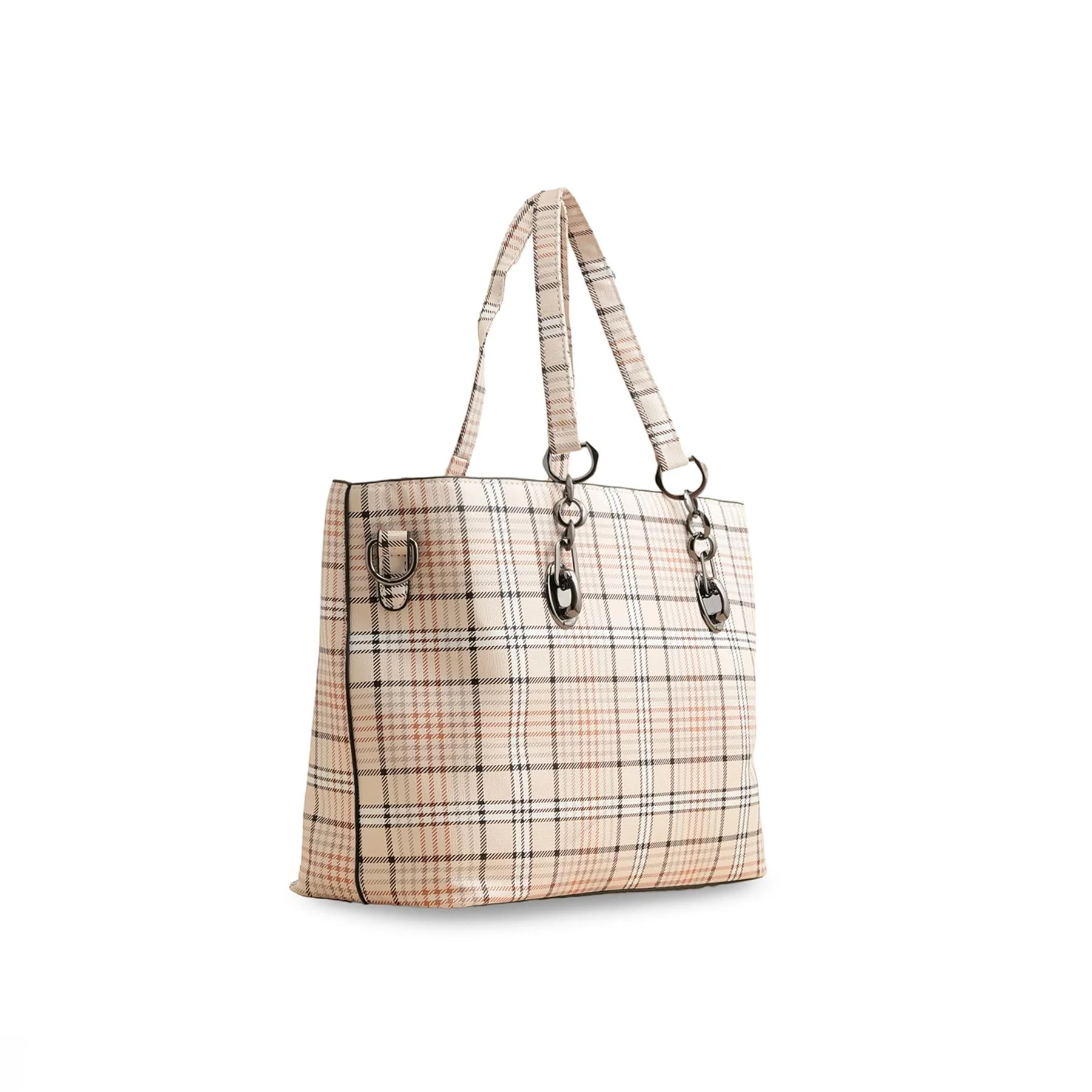 Khaki Formal Shoulder Bag P36179 - Image 3