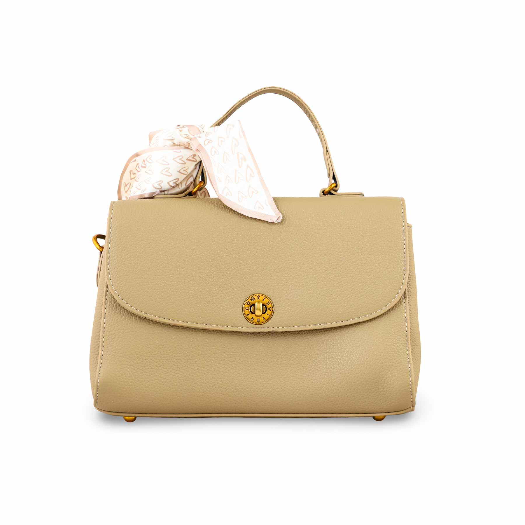 Khaki Formal Shoulder Bag P36299 - Image 2