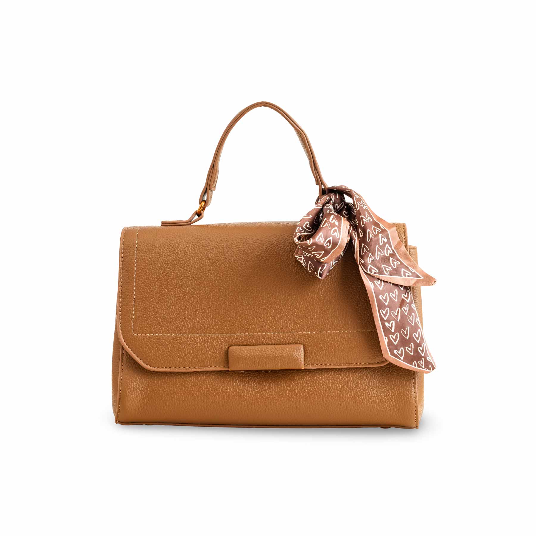 Khaki Formal Shoulder Bag P36300 - Image 2