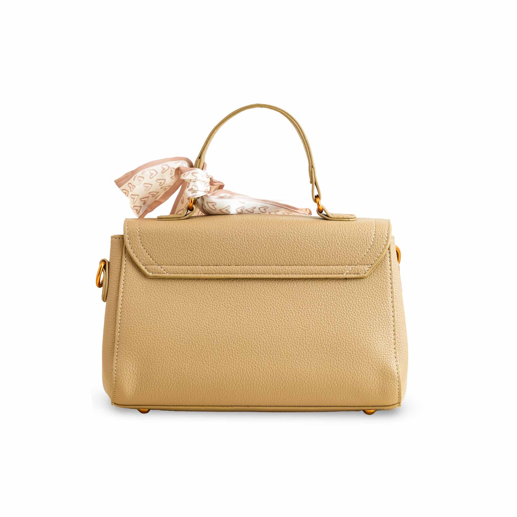 Khaki Formal Shoulder Bag P36301 - Image 4