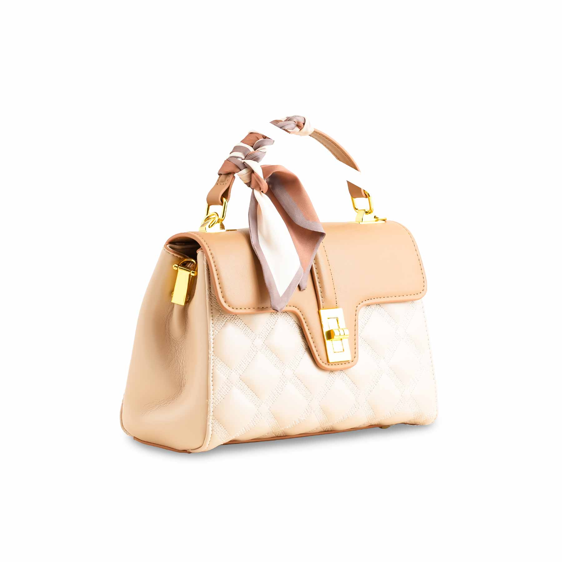 Khaki Formal Shoulder Bag P36340 - Image 2