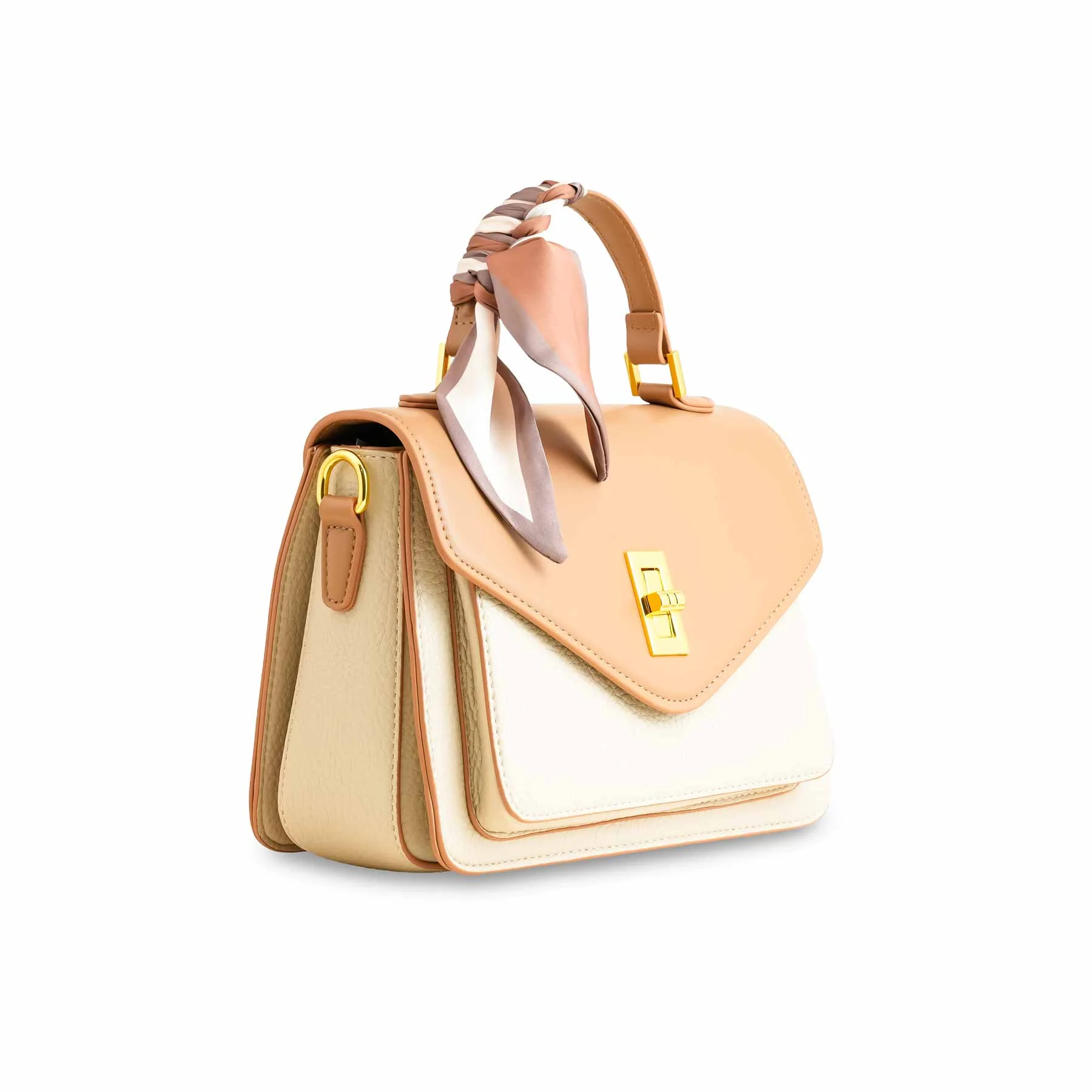 Khaki Formal Shoulder Bag P36344 - Image 2