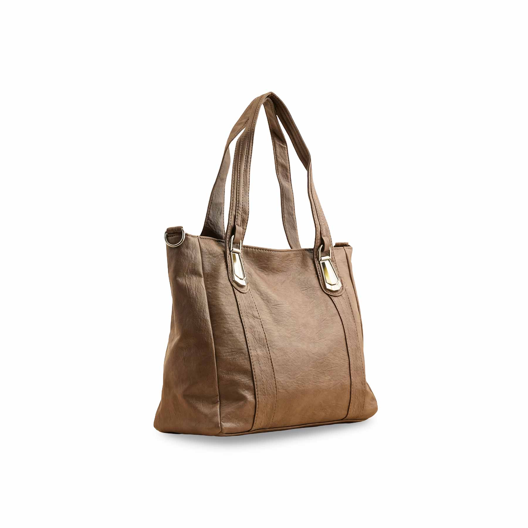 Khaki Formal Shoulder Bag P36345 - Image 3